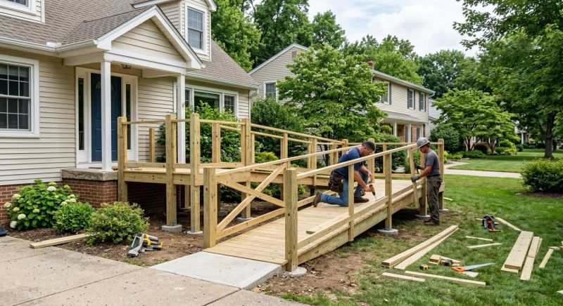 Ada Ramp Installation in Conroe, TX